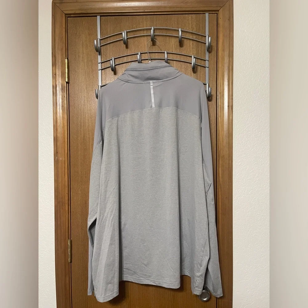 All in Motion Mens Lightweight UPF 50 Jacket Packable Hood Full Zip Gray XXL NWT